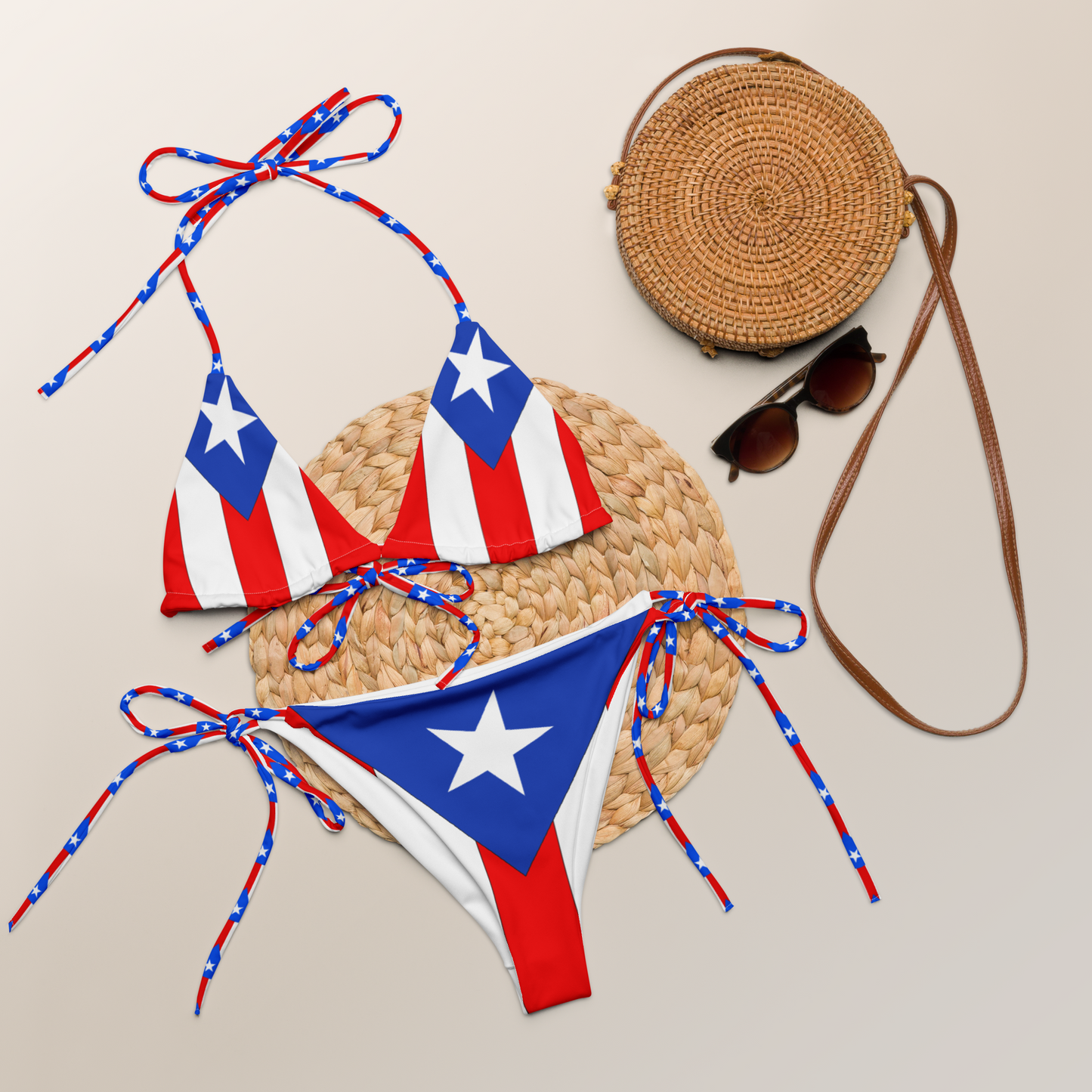 PR Flag string bikini