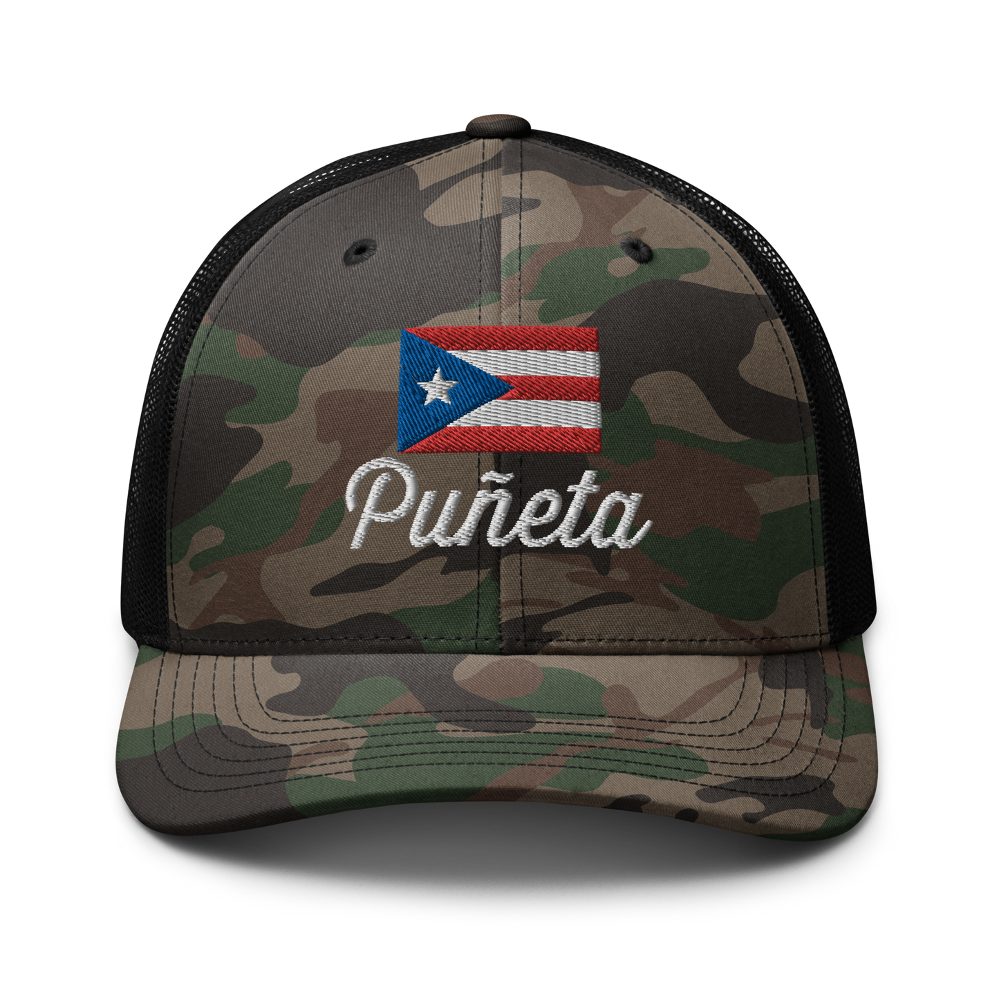 Puñeta Camouflage trucker hat