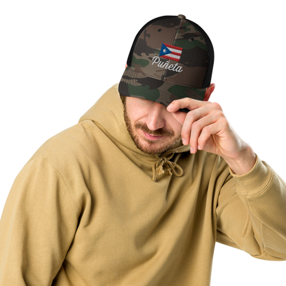 Puñeta Camouflage trucker hat