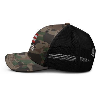 Puñeta Camouflage trucker hat