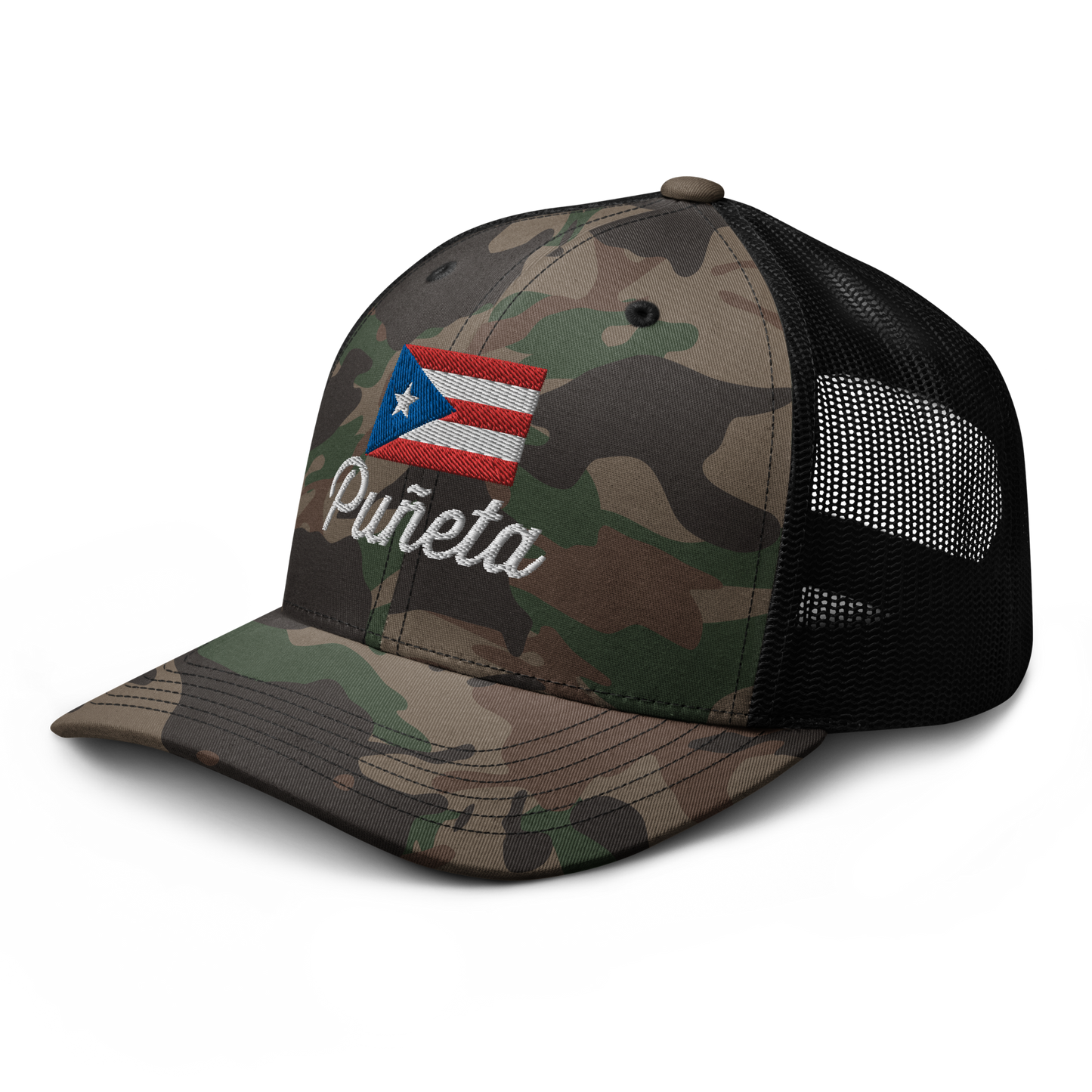 Puñeta Camouflage trucker hat