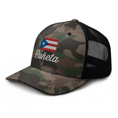 Puñeta Camouflage trucker hat