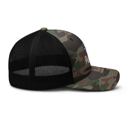 Puñeta Camouflage trucker hat