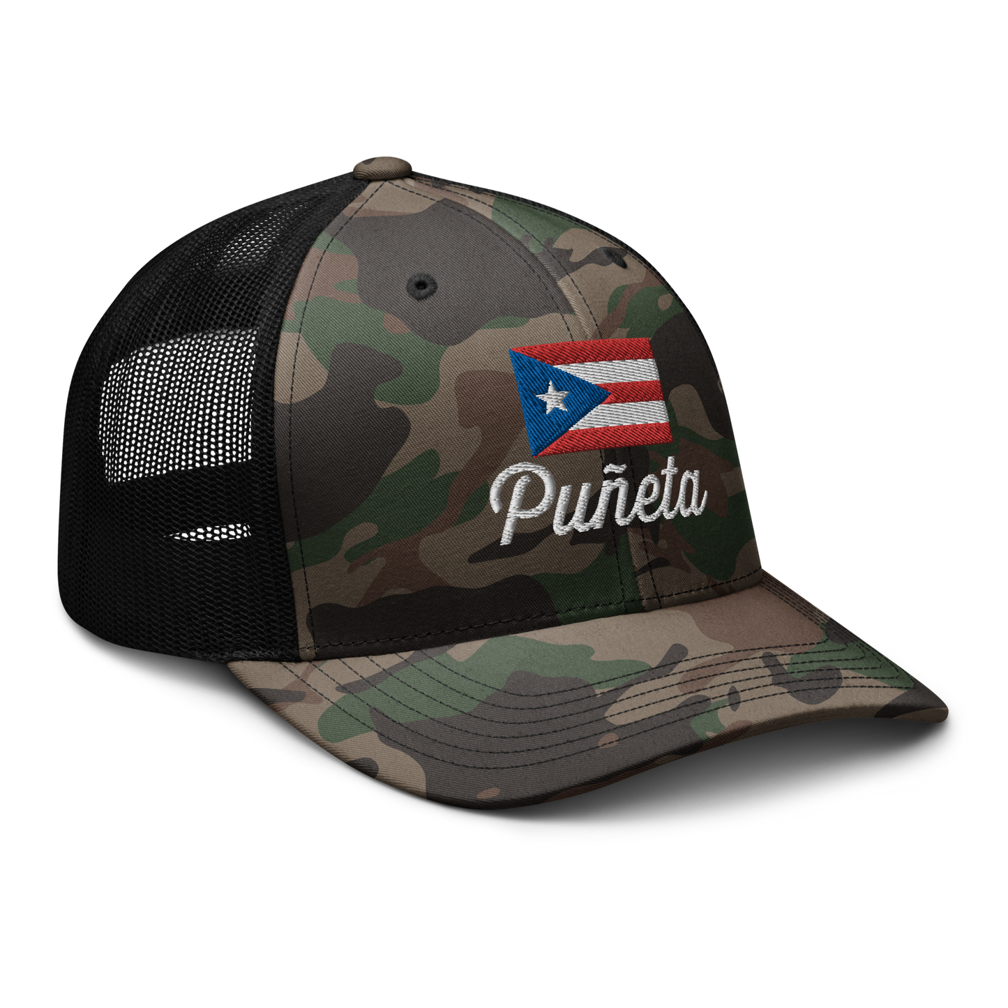 Puñeta Camouflage trucker hat