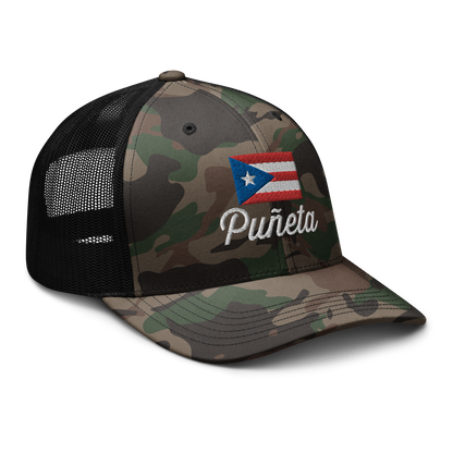 Puñeta Camouflage trucker hat