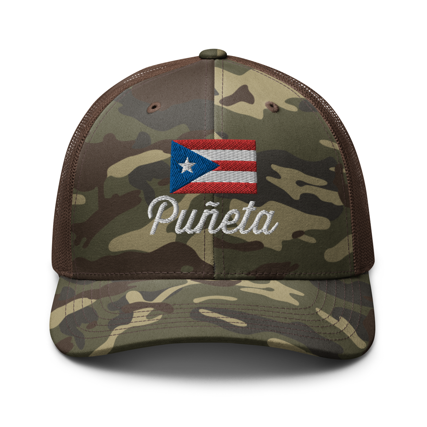 Puñeta Camouflage trucker hat