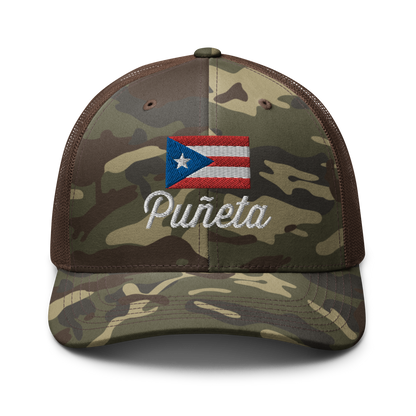 Puñeta Camouflage trucker hat