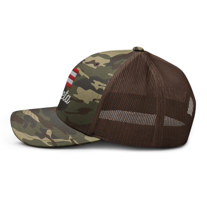 Puñeta Camouflage trucker hat