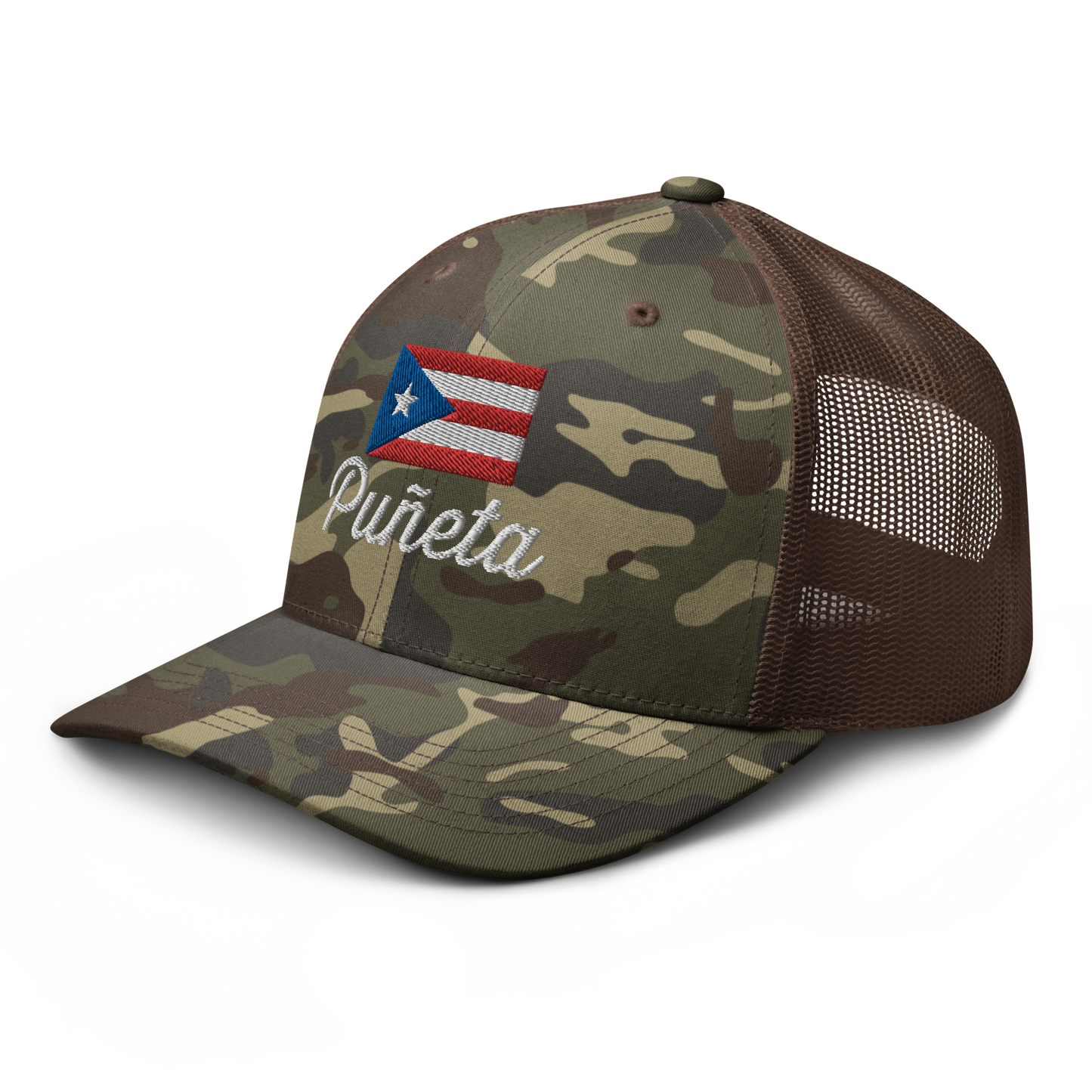 Puñeta Camouflage trucker hat