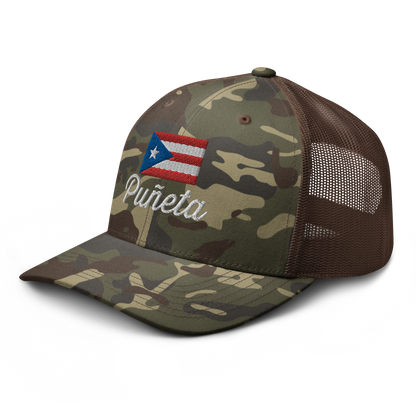 Puñeta Camouflage trucker hat