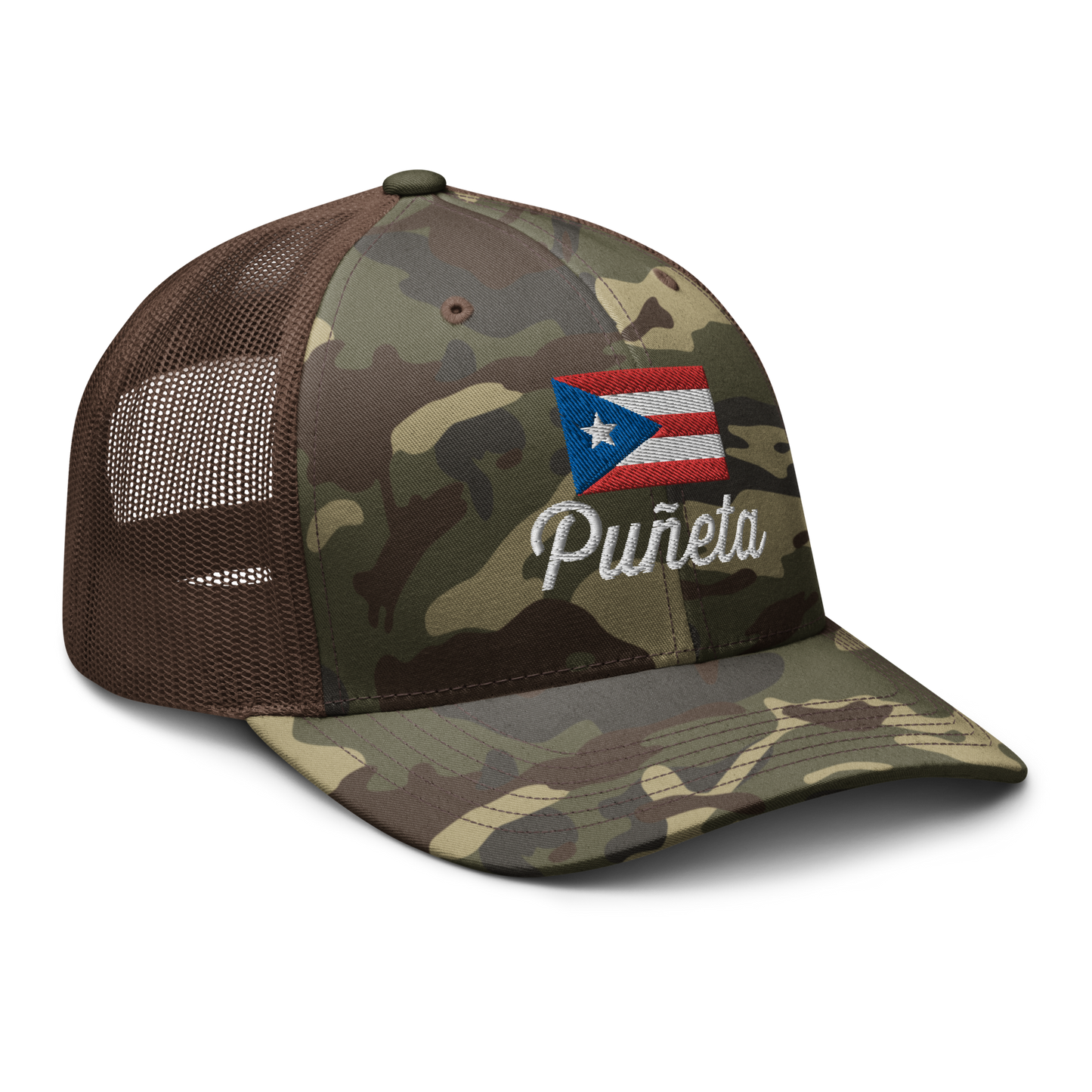 Puñeta Camouflage trucker hat