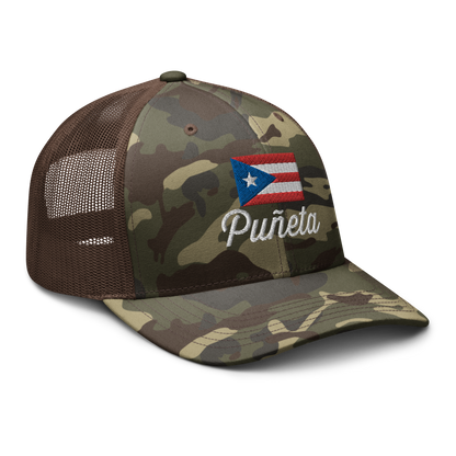 Puñeta Camouflage trucker hat