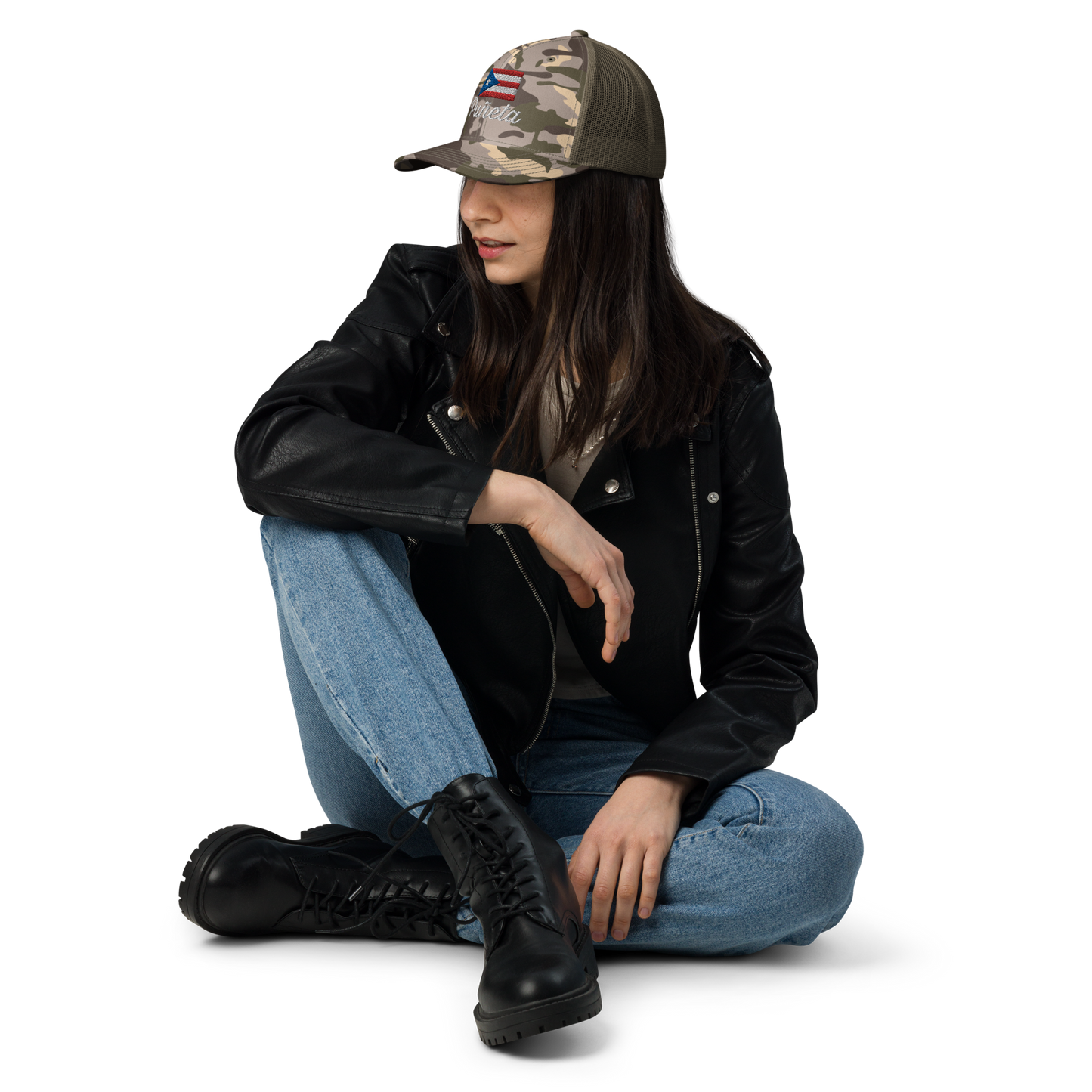 Puñeta Camouflage trucker hat