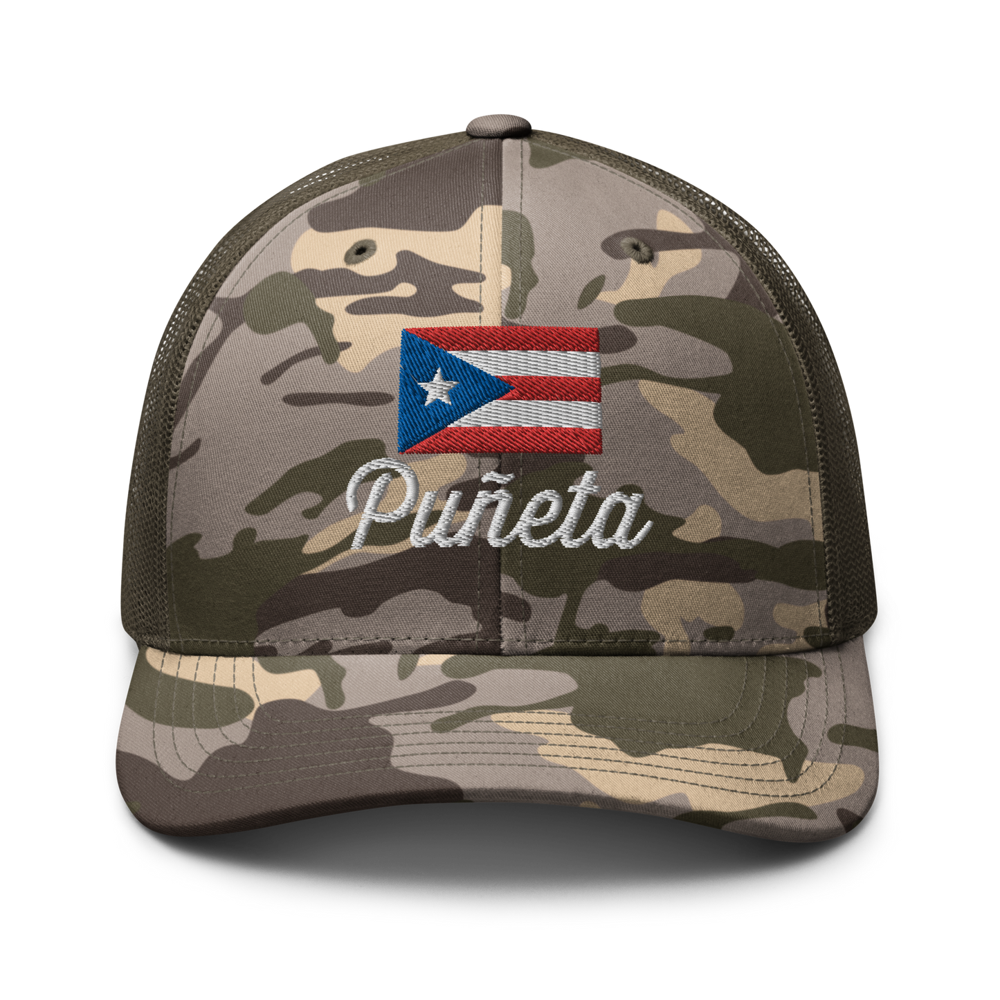 Puñeta Camouflage trucker hat