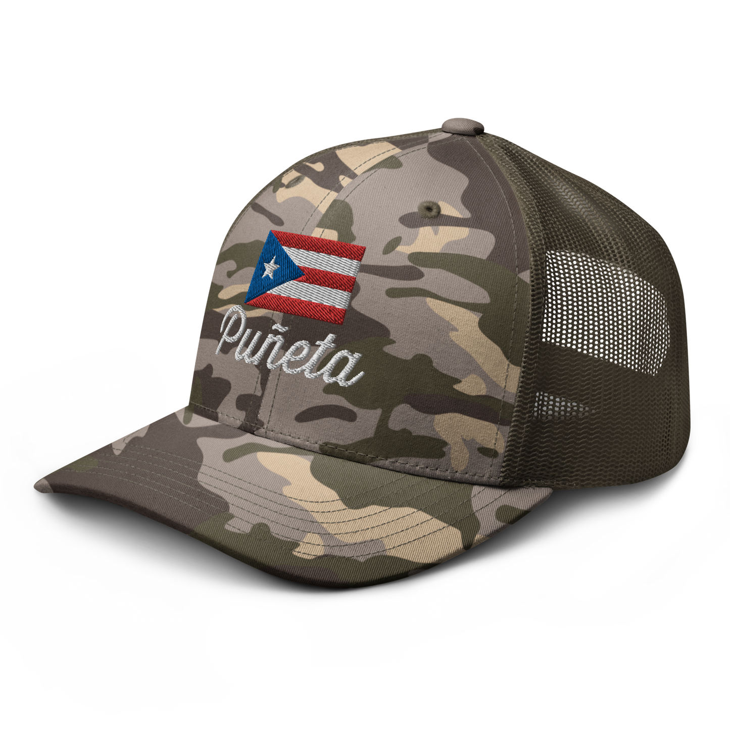 Puñeta Camouflage trucker hat