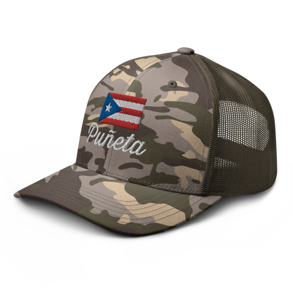 Puñeta Camouflage trucker hat