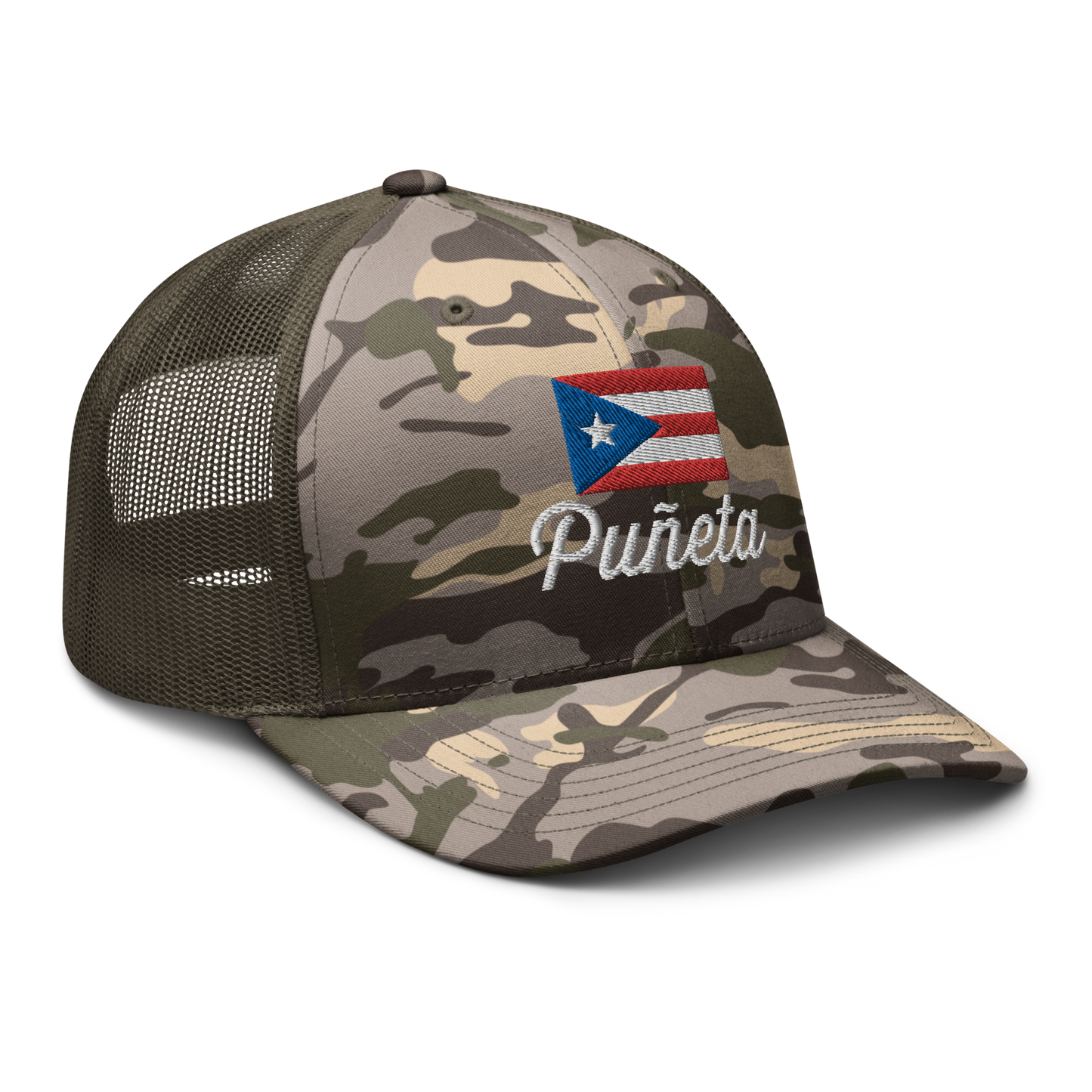 Puñeta Camouflage trucker hat