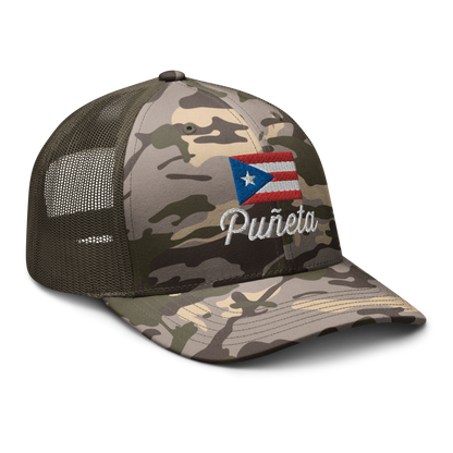 Puñeta Camouflage trucker hat