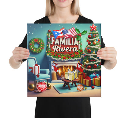 Canvas - Xmas personalized