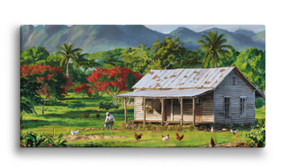 Campo Boricua 12"X24" Canvas