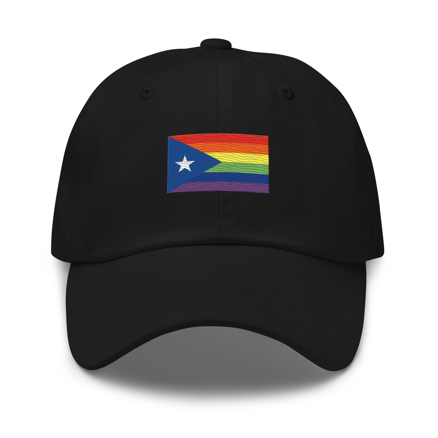 PR LGBTQ flag hat