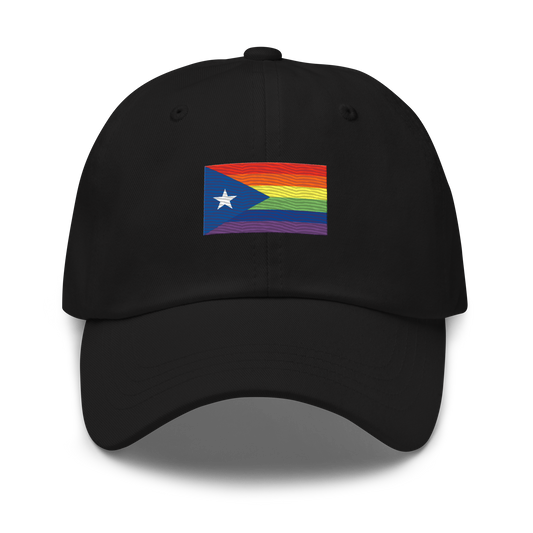 PR LGBTQ flag hat