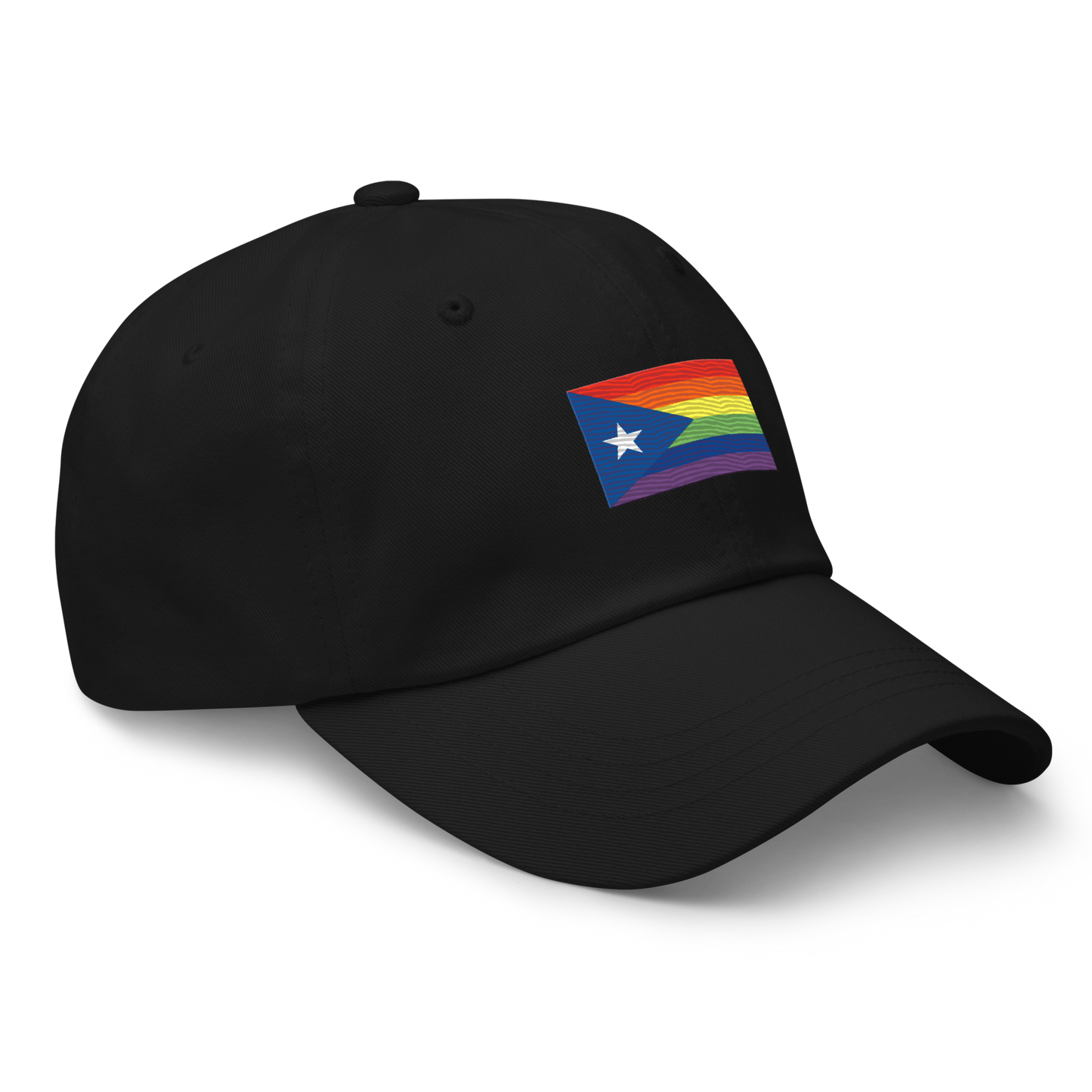 PR LGBTQ flag hat