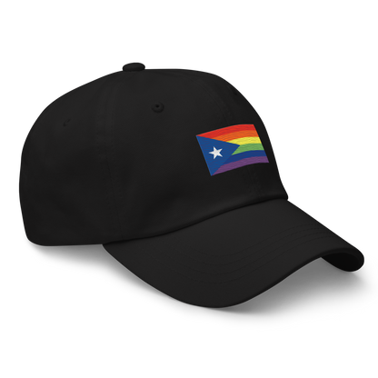 PR LGBTQ flag hat