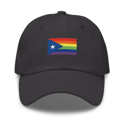 PR LGBTQ flag hat