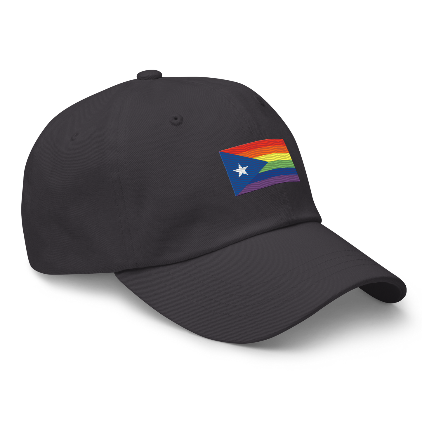 PR LGBTQ flag hat