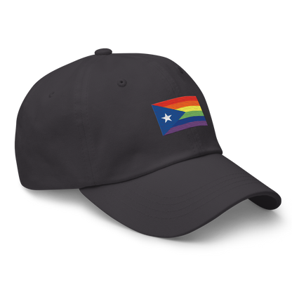 PR LGBTQ flag hat