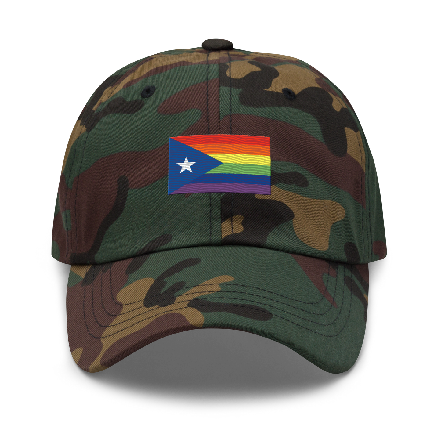 PR LGBTQ flag hat