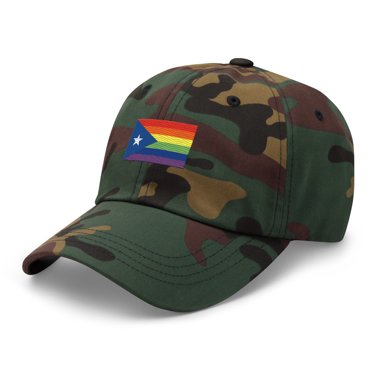 PR LGBTQ flag hat