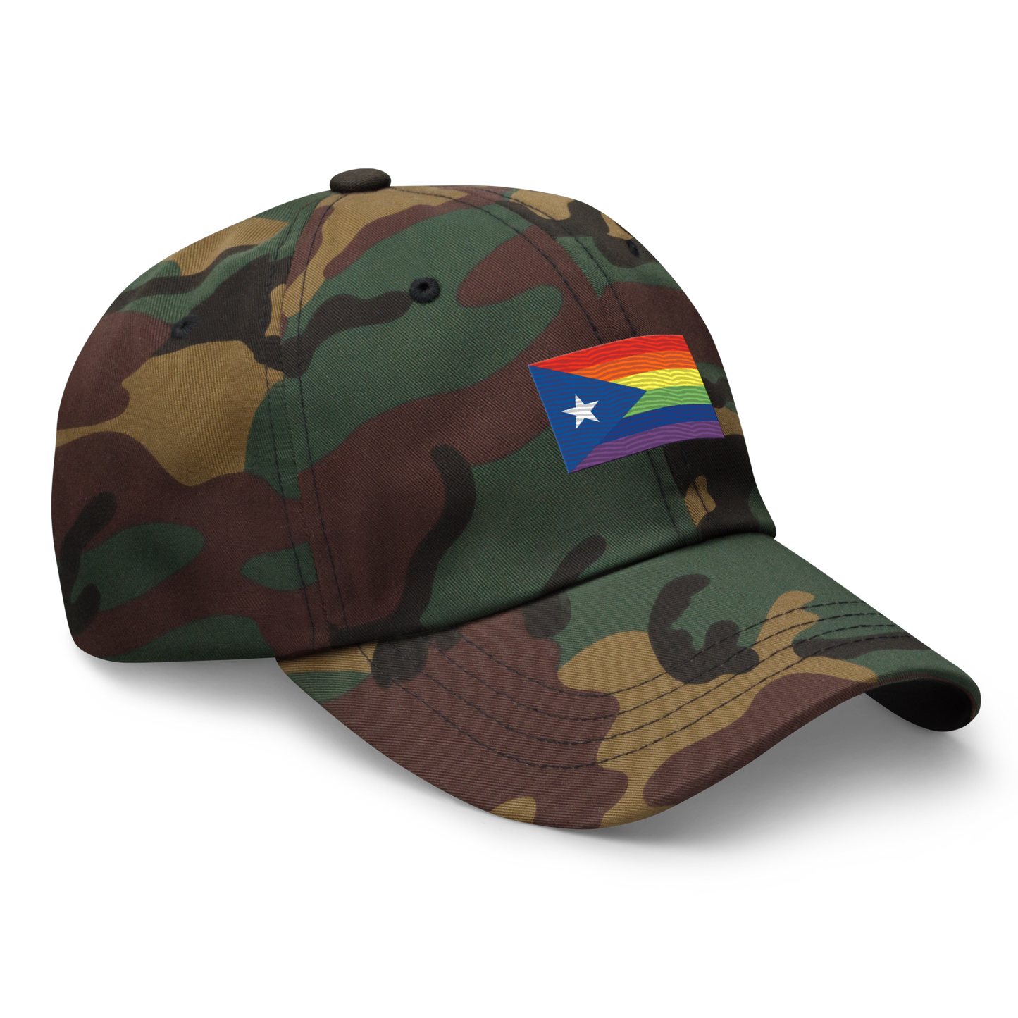 PR LGBTQ flag hat