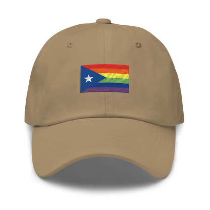 PR LGBTQ flag hat