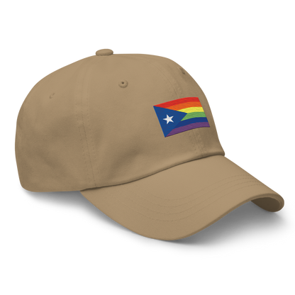 PR LGBTQ flag hat