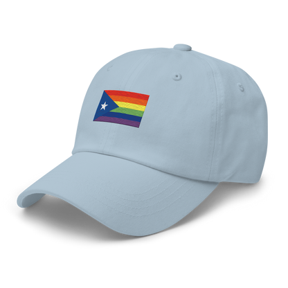 PR LGBTQ flag hat