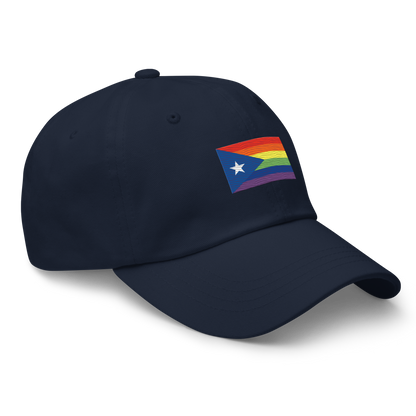 PR LGBTQ flag hat