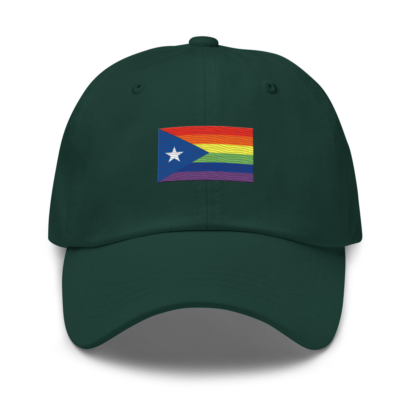 PR LGBTQ flag hat