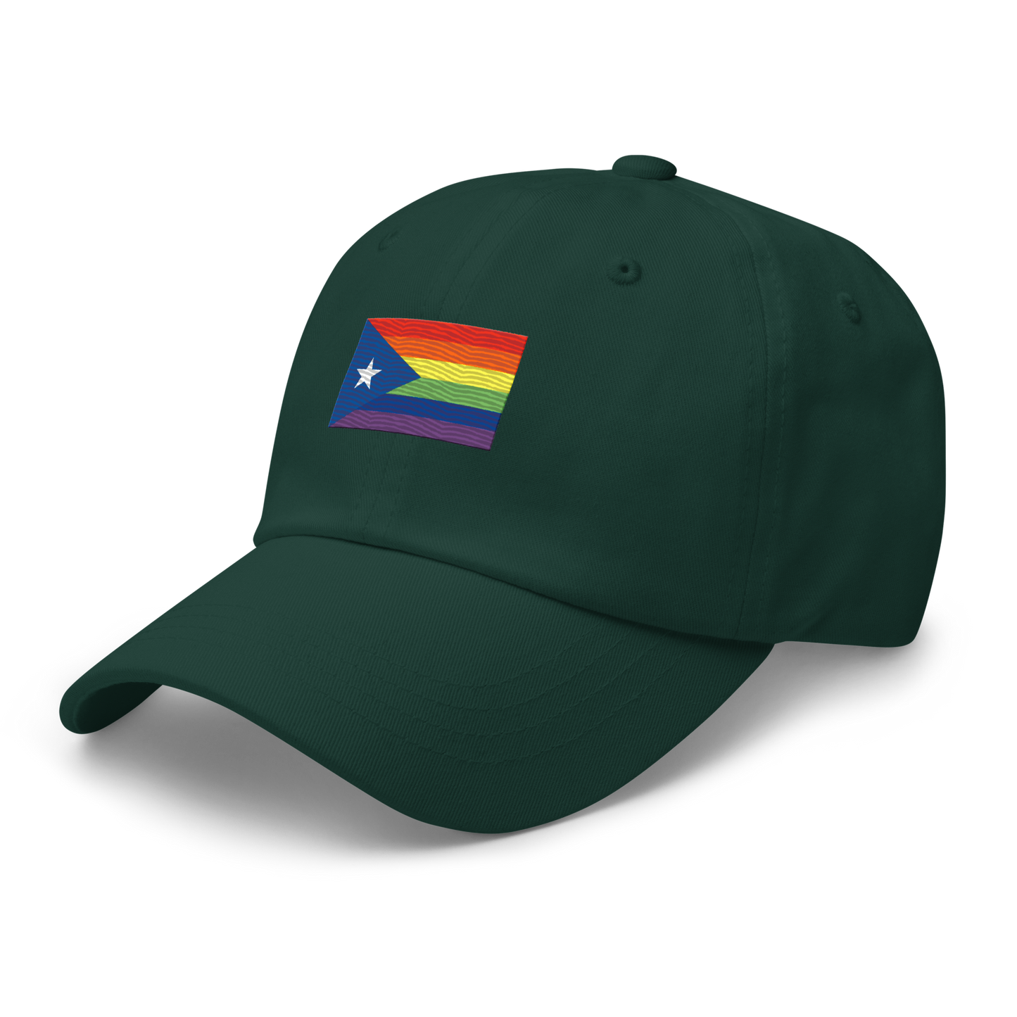 PR LGBTQ flag hat