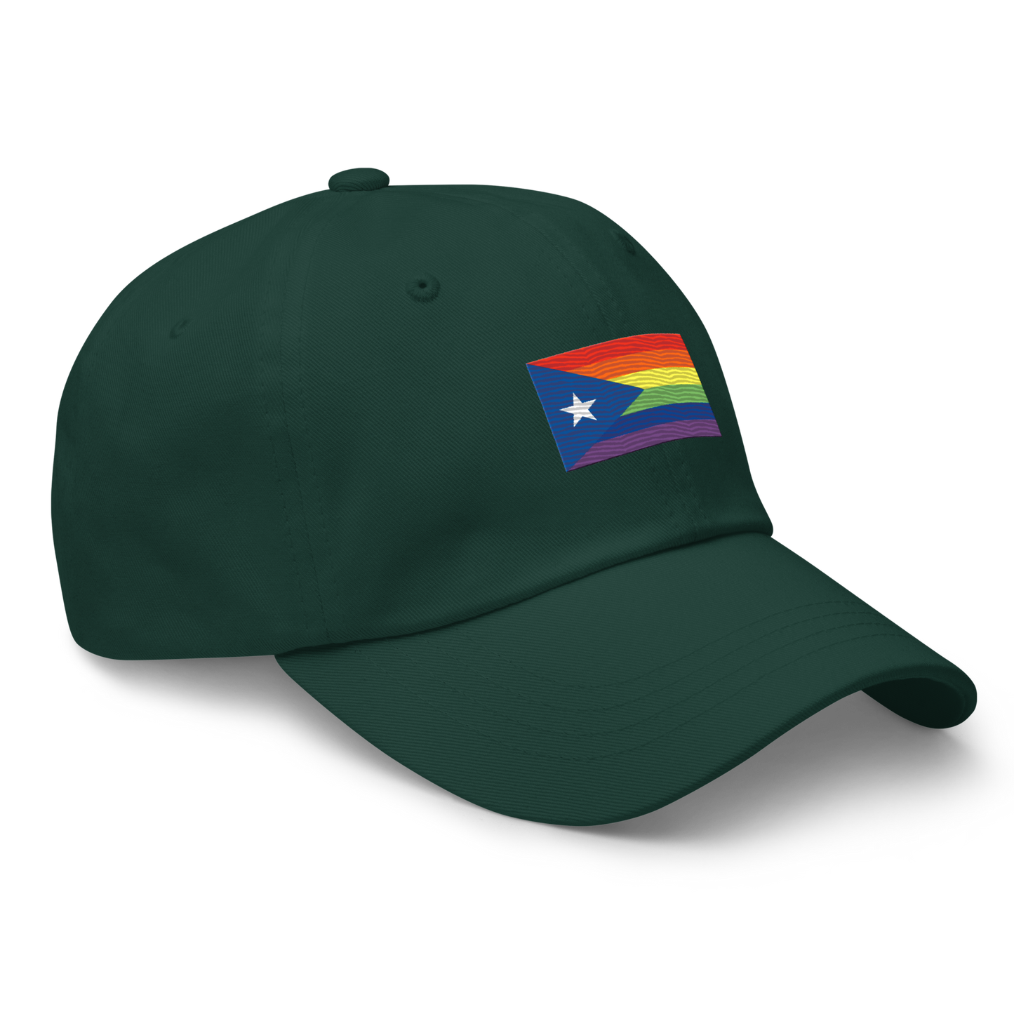 PR LGBTQ flag hat