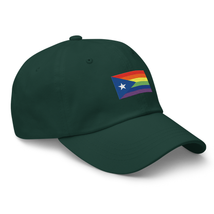 PR LGBTQ flag hat