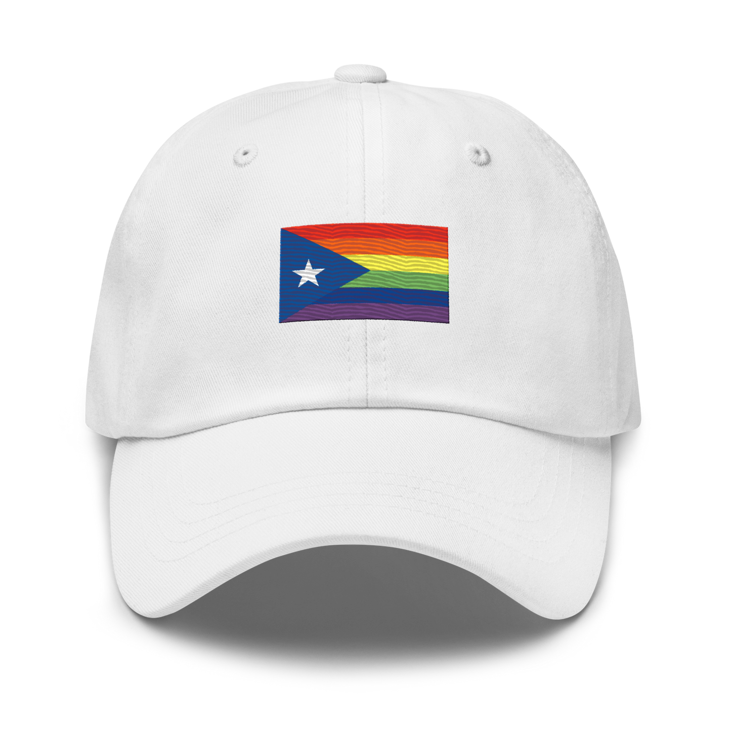 PR LGBTQ flag hat