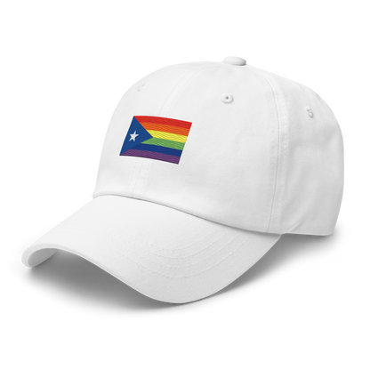 PR LGBTQ flag hat