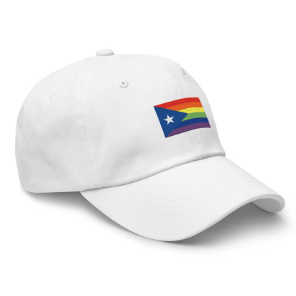 PR LGBTQ flag hat