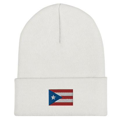 PR Flag embroidered Cuffed Beanie