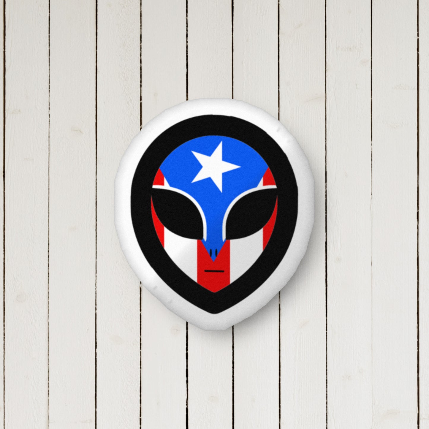 Puerto Rico Alien-shaped pillow