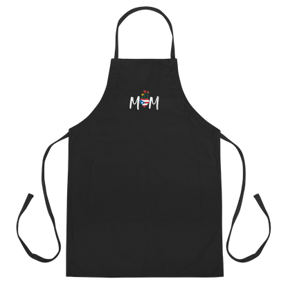 MOM Embroidered Apron