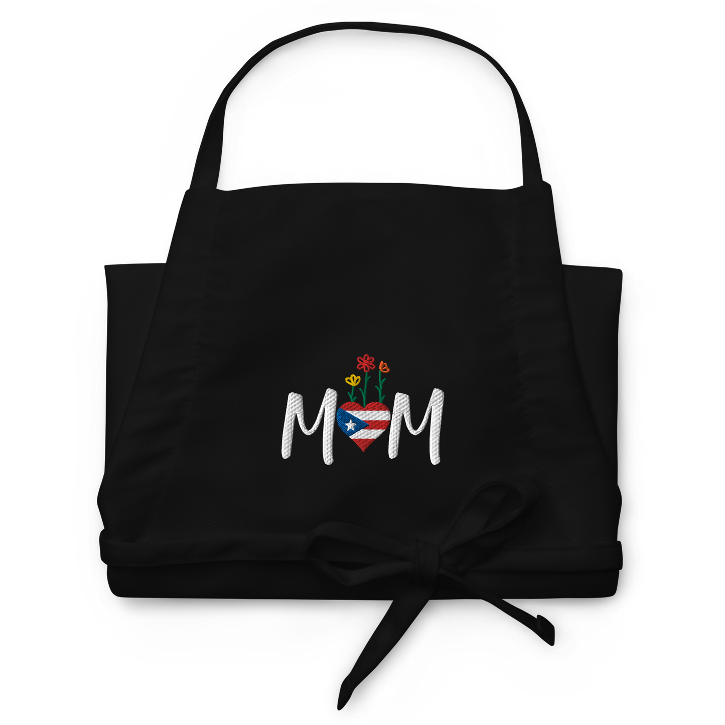 MOM Embroidered Apron