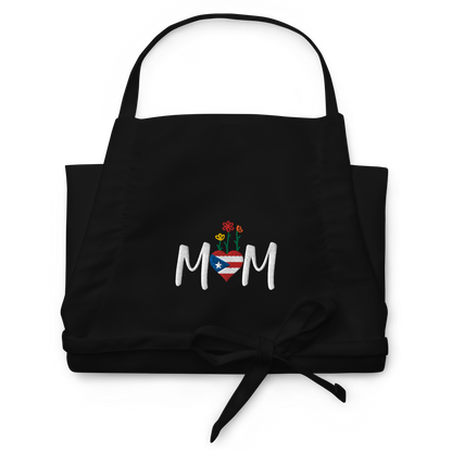 MOM Embroidered Apron